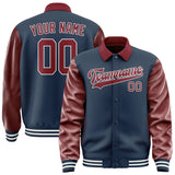 Custom Blue Crimson Red Jacket