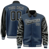 Custom Blue Black Jacket