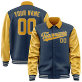 Custom Blue Yellow Jacket