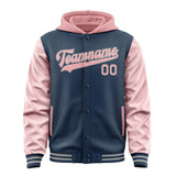 Custom Blue Light Pink Jacket