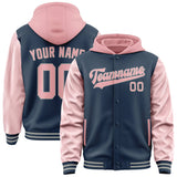 Custom Blue Light Pink Jacket
