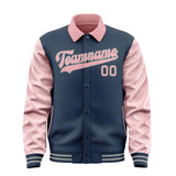 Custom Blue Light Pink Jacket