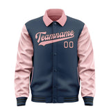 Custom Blue Light Pink Jacket