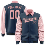 Custom Blue Light Pink Jacket