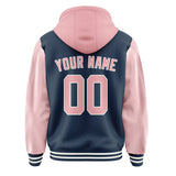 Custom Blue Light Pink Jacket