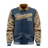 Custom Blue Khaki Jacket