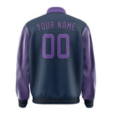 Custom Blue Light Purple Jacket