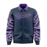 Custom Blue Light Purple Jacket