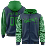 Custom Blue Emerald Green Jacket
