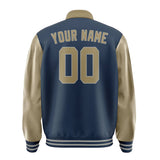 Custom Blue Light Khaki Jacket