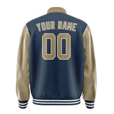 Custom Blue Light Khaki Jacket