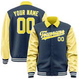 Custom Blue Light Yellow Jacket