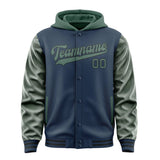 Custom Blue Blue Green Jacket