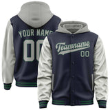 Custom Navy Gray Jacket