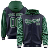 Custom Navy Green Jacket