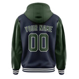 Custom Navy Dark Green Jacket
