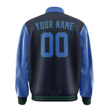 Custom Navy Sky Blue Jacket