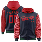 Custom Navy Red Jacket