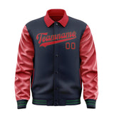 Custom Navy Red Jacket