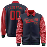 Custom Navy Red Jacket