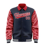 Custom Navy Red Jacket