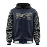 Custom Navy Black Jacket
