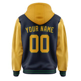 Custom Navy Yellow Jacket