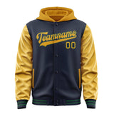 Custom Navy Yellow Jacket