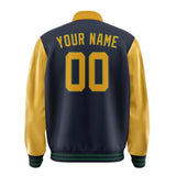 Custom Navy Yellow Jacket