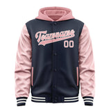 Custom Navy Light Pink Jacket