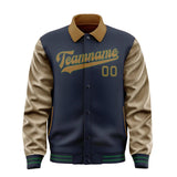 Custom Navy Khaki Jacket