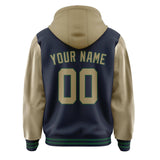 Custom Navy Light Khaki Jacket