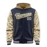 Custom Navy Light Khaki Jacket