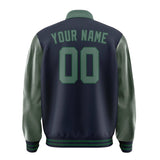 Custom Navy Blue Green Jacket