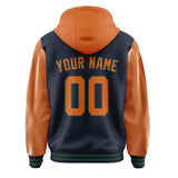 Custom Navy Orange Jacket