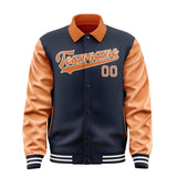 Custom Navy Orange Jacket