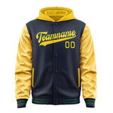 Custom Navy Gold Jacket