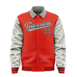 Custom Orange Red Gray Jacket