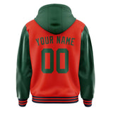 Custom Orange Red Green Jacket