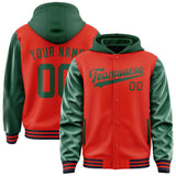 Custom Orange Red Green Jacket