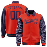Custom Orange Red Purple Jacket