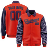 Custom Orange Red Purple Jacket