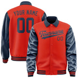Custom Orange Red Blue Jacket