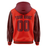 Custom Orange Red Crimson Red Jacket