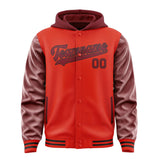 Custom Orange Red Crimson Red Jacket