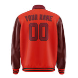 Custom Orange Red Crimson Red Jacket