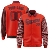 Custom Orange Red Crimson Red Jacket