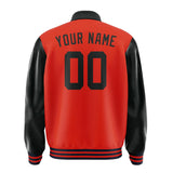 Custom Orange Red Black Jacket