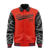 Custom Orange Red Black Jacket