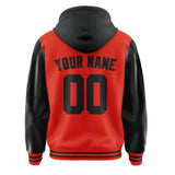 Custom Orange Red Black Jacket